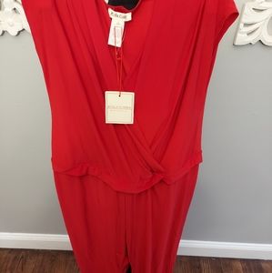 Rolla Coster Sleeveless Red Jumper with drawstrings Size Large